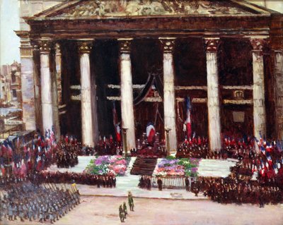 Paul Doumer (1857-1932) állami temetése 1932. május 12-én alkotó: Joseph Felix Bouchor