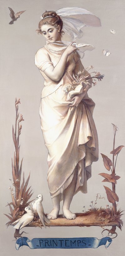 A négy évszak – tavasz, 1873-74 alkotó: Joseph Felon