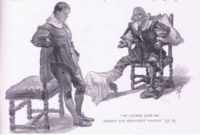 Apám komoly tanácsot adott nekem (litho) alkotó: Joseph Finnemore
