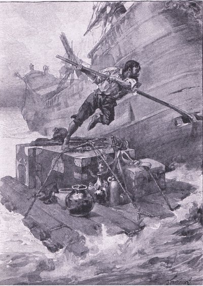 Ezzel a rakománnyal tengerre szálltam (litho) alkotó: Joseph Finnemore