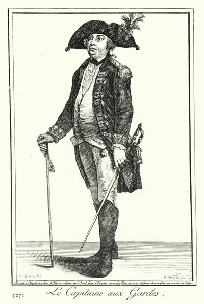 Az őrkapitány (metszet) alkotó: Joseph Franz von (after) Goez