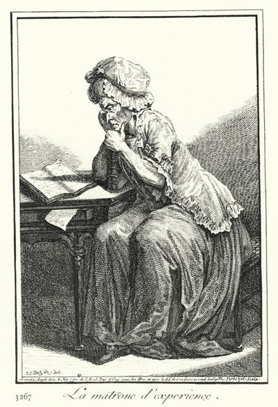 A tapasztalt matróna (metszet) alkotó: Joseph Franz von (after) Goez
