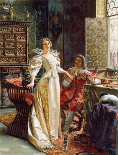 Flört, alkotó: Joseph Frederick Charles Soulacroix