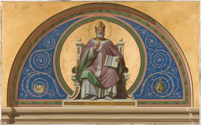 A Saint-Ambroise templom vázlata: 1866 körül (olaj, vászon): Saint Ambroise, 1866 körül (olaj, vászon) alkotó: Joseph Frederick Charles Soulacroix