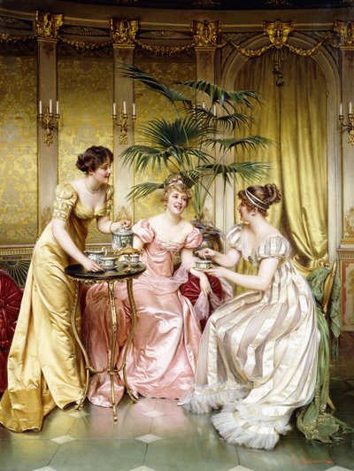 Három a teához, alkotó: Joseph Frederick Charles Soulacroix