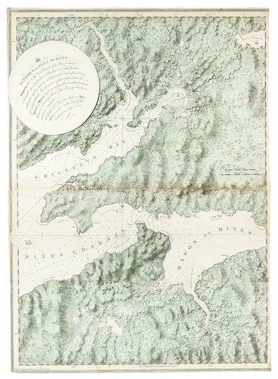 Halifax városának és kikötőjének látképe a dartmouthi partról alkotó: Joseph Frederick Wallet DesBarres