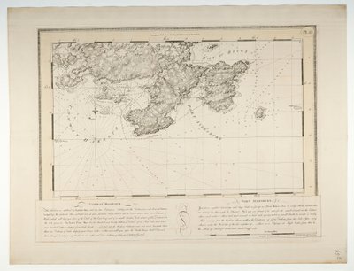 Conway kikötő és Port Aylesbury, Észak-Amerika atlanti-óceáni partvidéke alkotó: Joseph Frederick Wallet DesBarres