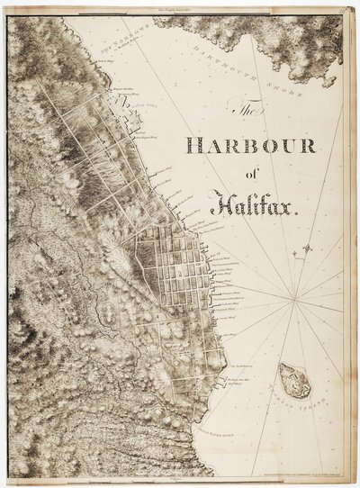 Halifax kikötője alkotó: Joseph Frederick Wallet DesBarres