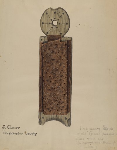 Kézzel készített reszelő alkotó: Joseph Glover