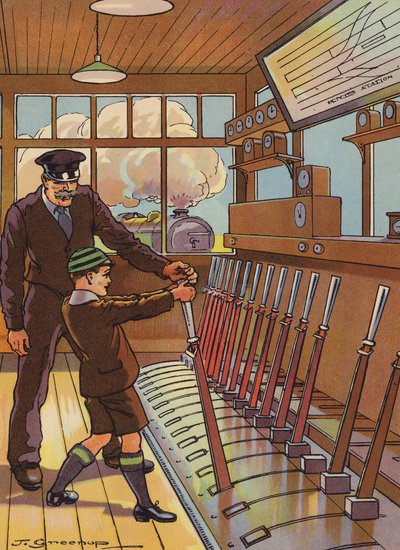 "Ha férfi leszek" (színes litográfia) alkotó: Joseph Greenup