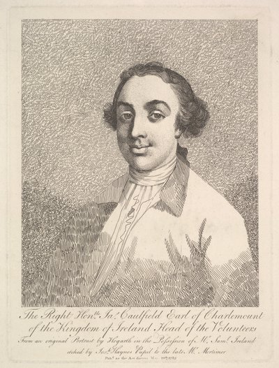 The Right Honorable James Caulfield, Charlemont grófja, az Ír Királyság..., 1782. március 19. alkotó: Joseph Haynes
