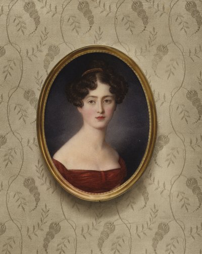 Babette Horschelt portréja, szül. Eckner alkotó: Joseph Heigel