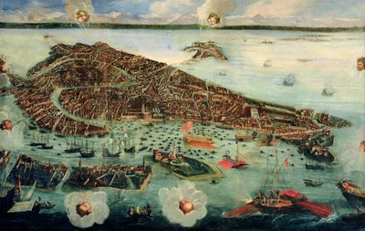 Velence madártávlatból alkotó: Joseph Heintz der Jüngere