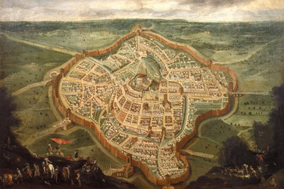 Udine városának térképe, 17. század közepe, 17. század közepe. alkotó: Joseph Heintz the Younger