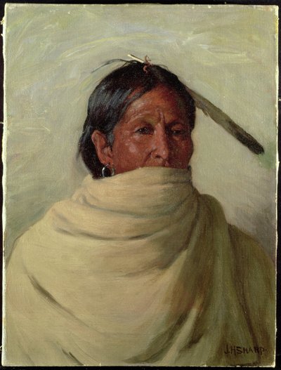 Álló-szarvas-Taos (olaj, vászon) alkotó: Joseph Henry Sharp