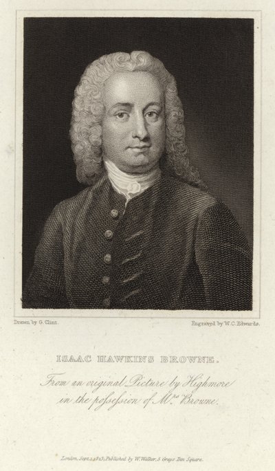 Isaac Hawkins Browne - angol író és politikus (1705-1760) alkotó: Joseph Highmore