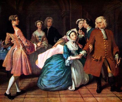 Samuel Richardson – jelenet alkotó: Joseph Highmore