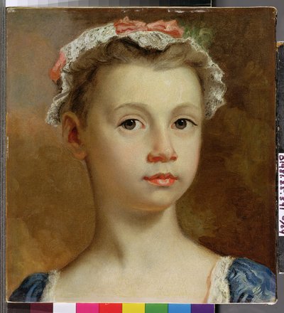 Vázlat egy fiatal lányról, 1730-40 körül alkotó: Joseph Highmore