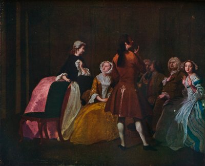 A Harlowe család, Samuel Richardsons Clarissa, 1745 alkotó: Joseph Highmore