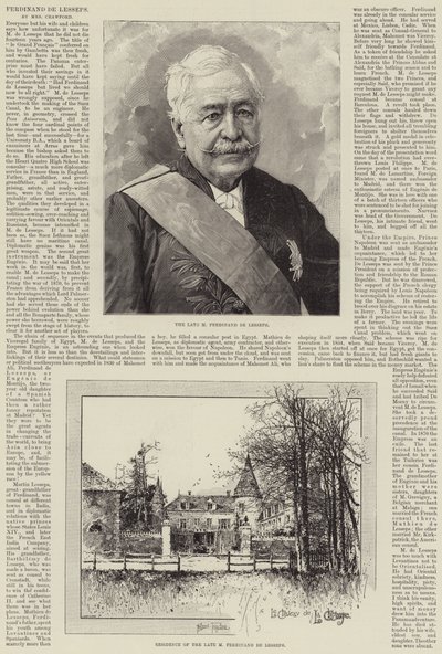 Ferdinand de Lesseps alkotó: Joseph Holland Tringham