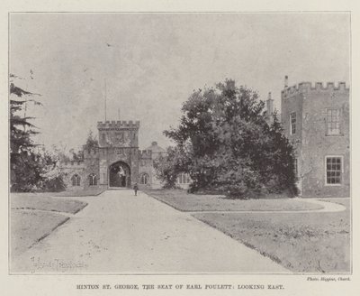 Hinton St George, Earl Poulett székhelye, keletre néz alkotó: Joseph Holland Tringham