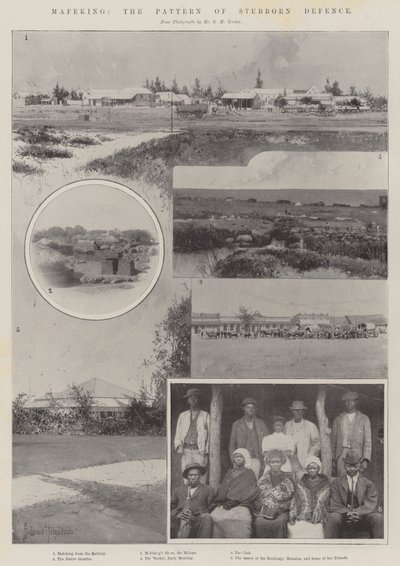 Mafeking, a makacs védelem mintája alkotó: Joseph Holland Tringham