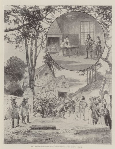Laurence Irving új darabja, Bonnie Dundee az Adelphi Színházban alkotó: Joseph Holland Tringham
