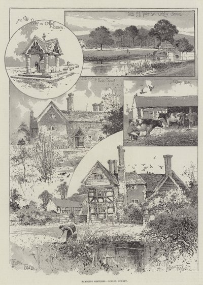 Rambling Sketches, Ockley, Surrey alkotó: Joseph Holland Tringham