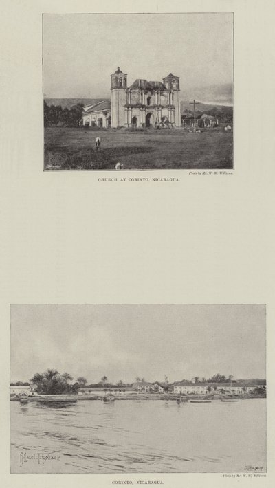 Nicaragua vázlatai alkotó: Joseph Holland Tringham