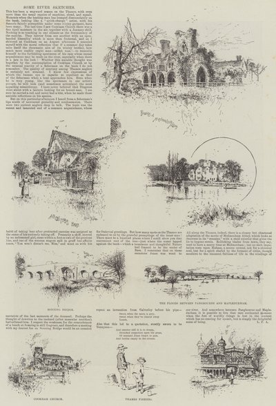 Néhány folyó vázlat alkotó: Joseph Holland Tringham