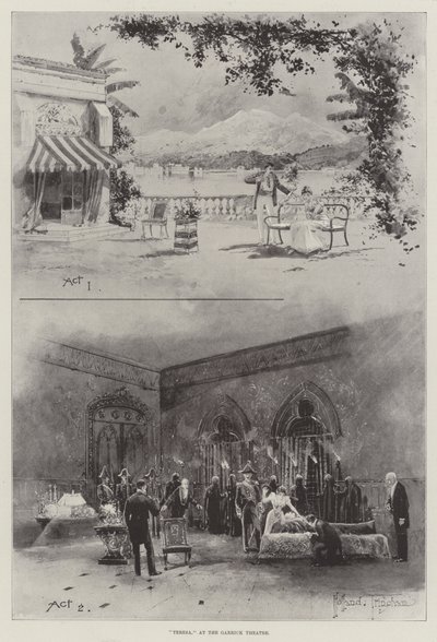 Teresa, a Garrick Színházban alkotó: Joseph Holland Tringham
