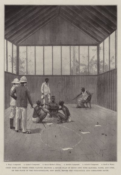 A benini expedíció alkotó: Joseph Holland Tringham