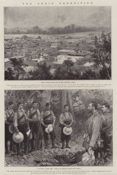 A benini expedíció alkotó: Joseph Holland Tringham