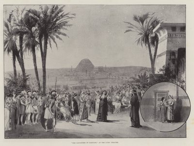Babilon lányai, a Lyric Theatre-ben alkotó: Joseph Holland Tringham