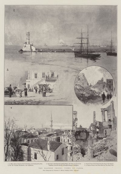 A keleti válság, Canea kilátásai alkotó: Joseph Holland Tringham