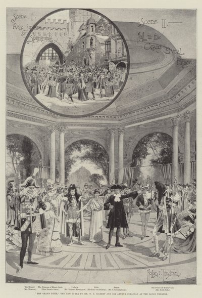 A nagyherceg, W. S. Gilbert és Sir Arthur Sullivan új operája a Savoy Színházban alkotó: Joseph Holland Tringham