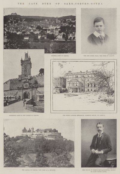Szász-Coburg-Gotha néhai hercege alkotó: Joseph Holland Tringham