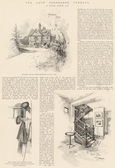 A néhai Tyndall professzor alkotó: Joseph Holland Tringham