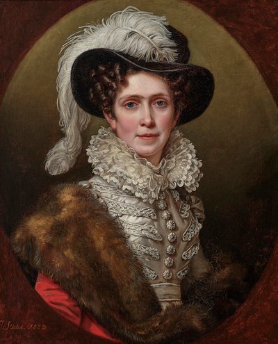 Badeni Karolina 1776-1841, Bajorország királynője, 1823. alkotó: Joseph Carl Stieler