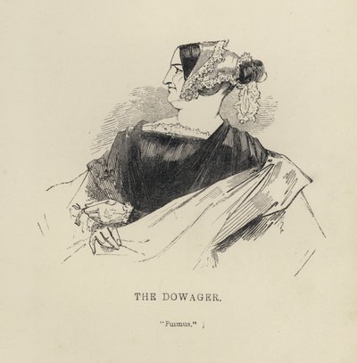 Kenny Meadows: The Dowager (metszet) alkotó: Joseph Kenny (after) Meadows