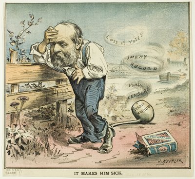 Beteggé teszi őt, a Pucktól alkotó: Joseph Keppler