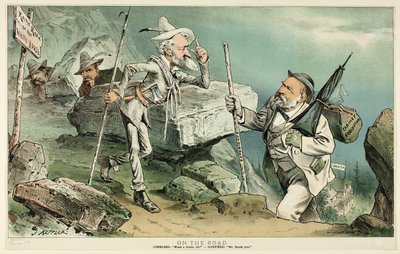 Útközben, a Pucktól alkotó: Joseph Keppler
