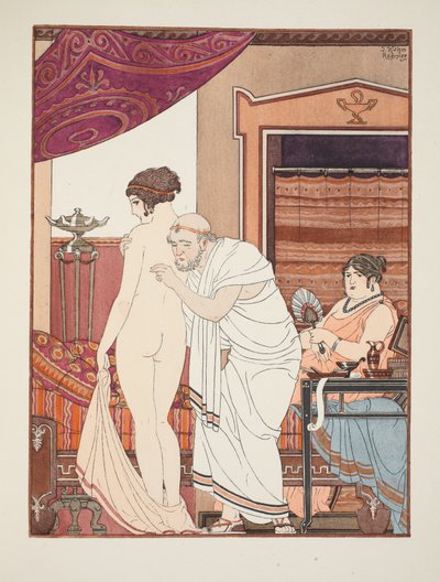 Mellkashangok, illusztráció a Hippokratész műveiből, 1934 alkotó: Joseph Kuhn Regnier