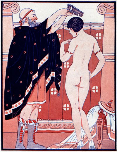 Három női díj – Szépségdíj – illusztráció a La Vie Parisienne-ből, 1929 alkotó: Joseph Kuhn Regnier