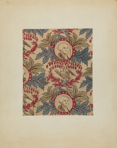 Történelmi Nyomtatott Textil, c. 1940 alkotó: Joseph Lubrano