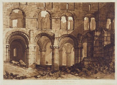Szent Sziget-székesegyház, vésette: Charles Turner (1773-1857) 1808 (metszet) alkotó: Joseph Mallord William (after) Turner