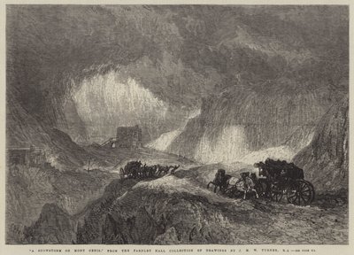 Hóvihar a Mont Cenis-en alkotó: Joseph Mallord William Turner