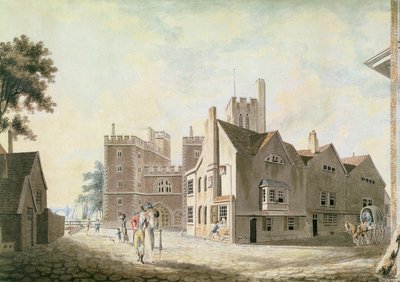 Kilátás az érseki palotára, Lambeth alkotó: Joseph Mallord William Turner