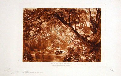 Aesacus und Hesperie alkotó: Joseph Mallord William Turner