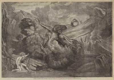 Apolló megöli a pitont alkotó: Joseph Mallord William Turner